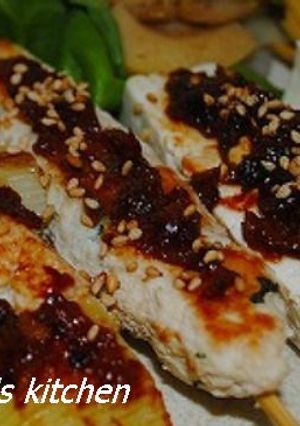 おから入り鶏のつくね・味噌味で-レシピのメイン写真