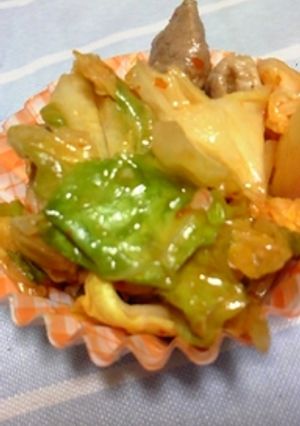 簡単☆豚肉とキャベツの豆板醤炒め-レシピのメイン写真