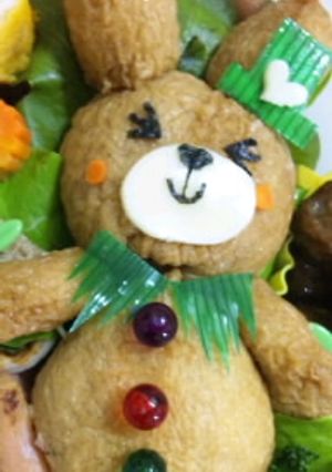 おいなり☆ウサちゃんキャラ弁♪-レシピのメイン写真