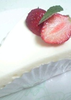 口どけなめらか☆レアチーズケーキ-レシピのメイン写真