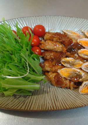こってり！照り焼き！野菜の肉巻き-レシピのメイン写真
