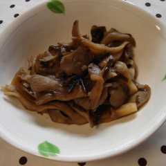 รูปของ ふじっ子塩こんぶde舞茸のレンジ煮