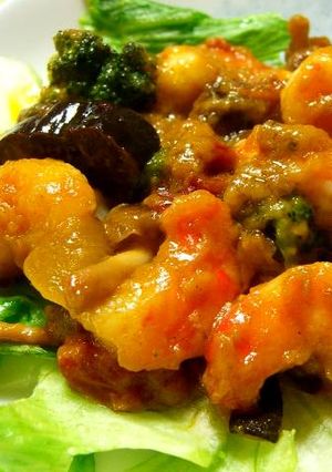 たっぷり野菜のカレーえびマヨ炒め-レシピのメイン写真
