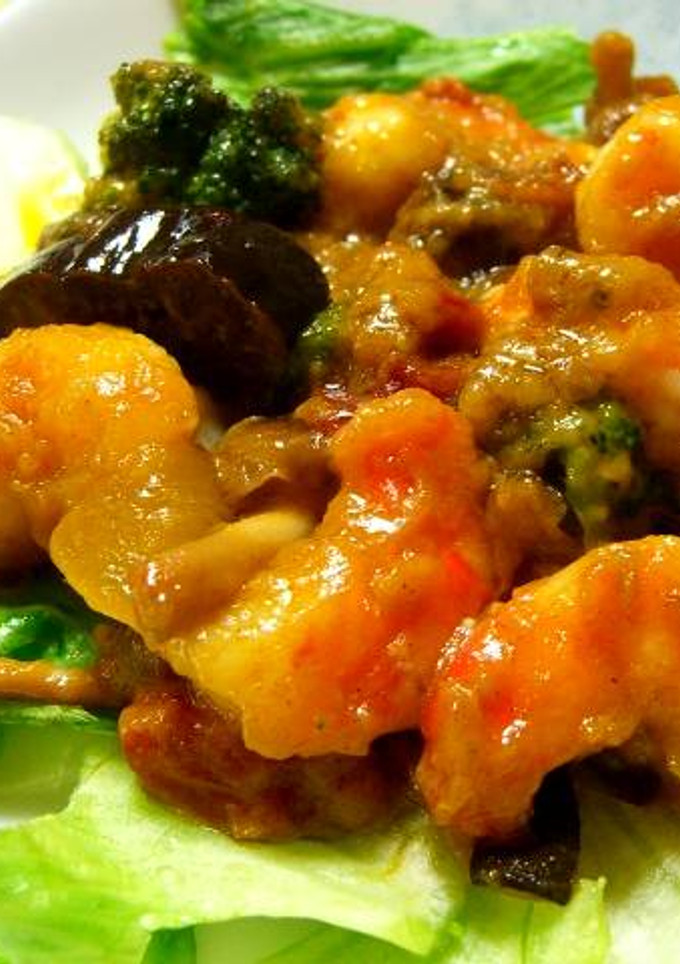 たっぷり野菜のカレーえびマヨ炒め-レシピのメイン写真