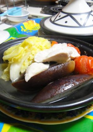 タジン鍋で香り高い春野菜の茶葉蒸し-レシピのメイン写真