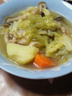 ♪キャベツと鶏の圧力鍋煮♪-レシピのメイン写真