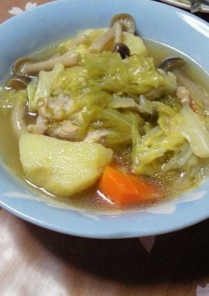 ♪キャベツと鶏の圧力鍋煮♪-レシピのメイン写真