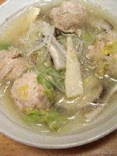 鶏団子と春雨のスープ-レシピのメイン写真