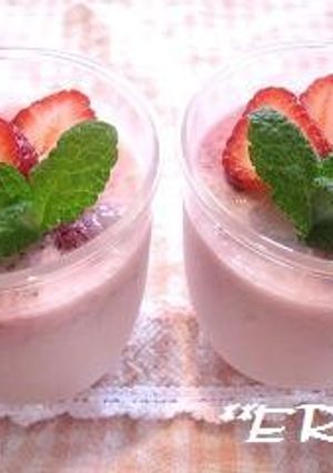 いちごプリン♪♪-レシピのメイン写真