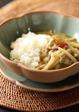 グリーンカレーは餅米で♡-レシピのメイン写真