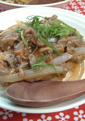 ☆カフェ風☆　牛肉のトマト煮込丼-レシピのメイン写真