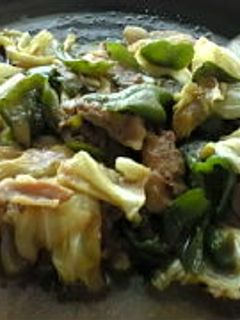サバ味噌煮の残りでする野菜の味噌炒め-レシピのメイン写真