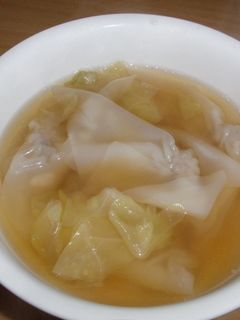 ワンタンスープ-レシピのメイン写真