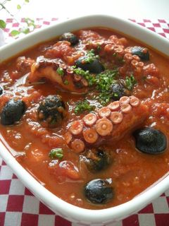 圧力鍋で簡単☆タコのやわらかトマト煮-レシピのメイン写真