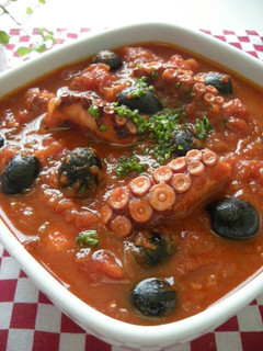 圧力鍋で簡単☆タコのやわらかトマト煮-レシピのメイン写真