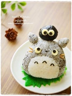 トトロおにぎり*キャラ弁-レシピのメイン写真