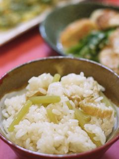 五月の山の香り、蕗ご飯-レシピのメイン写真