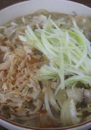 濃厚 塩スープうどん-レシピのメイン写真