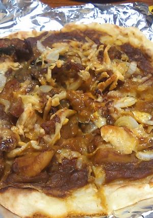 じゃがいもdeピザ♪野菜まるごとカレーで-レシピのメイン写真