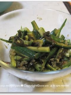 塩昆布ときゅうりの×××-レシピのメイン写真
