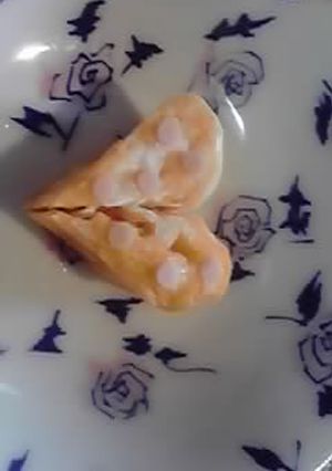 ハートの卵焼き(水玉模様)-レシピのメイン写真