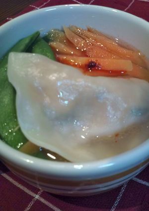 旬の野菜たっぷり！スープ水餃子-レシピのメイン写真