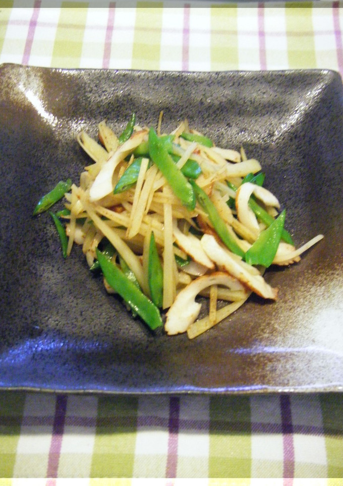 じゃがいもときぬさやの炒め物-レシピのメイン写真