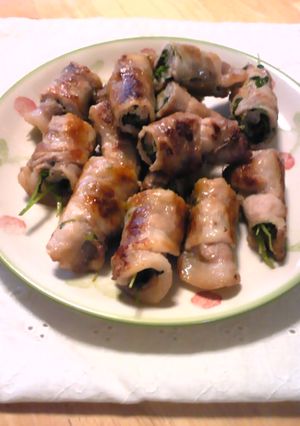 豆苗と梅の肉巻き-レシピのメイン写真