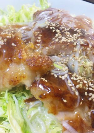 鶏肉とキャベツの弁天ダレ-レシピのメイン写真