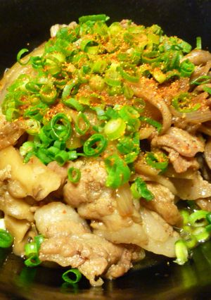 ☼豚バラとまいたけと油揚げの炒め煮-レシピのメイン写真