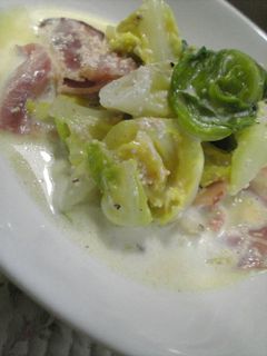 春キャベツとベーコンのミルク煮-レシピのメイン写真