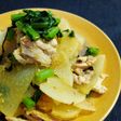 ぶりと大根の中華サラダ仕立て