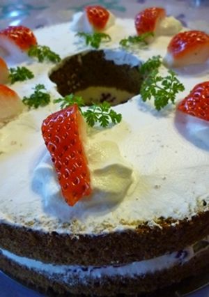 抹茶のシフォンケーキ-レシピのメイン写真