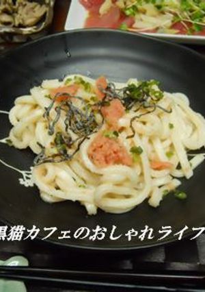 塩こんぶとたらこの皿うどん♪超うま-レシピのメイン写真
