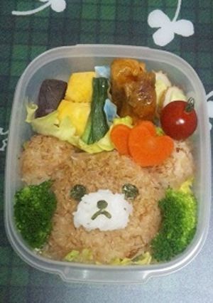 ★簡単キャラ弁　リラックマVer．★-レシピのメイン写真