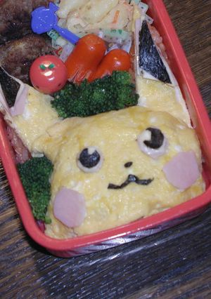 ピカチュウの顔★キャラ弁-レシピのメイン写真