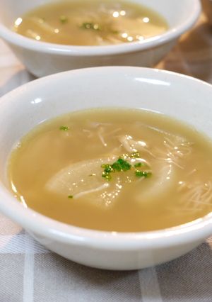 大根とホタテ缶のスープ-レシピのメイン写真