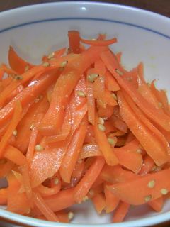 にんじん炒め-レシピのメイン写真