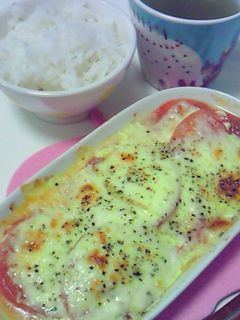 トマトのチーズ焼き♪-レシピのメイン写真