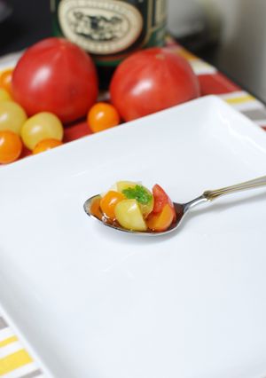 色々トマトのクッキアイオ（スプーン）-レシピのメイン写真