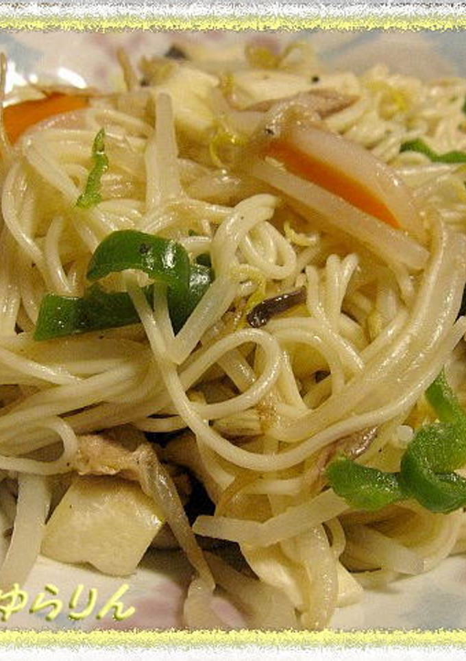 簡単おいしい☆洋風そうめん炒め-レシピのメイン写真