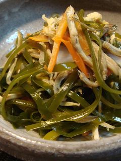 切り昆布と小女子の炒め煮-レシピのメイン写真