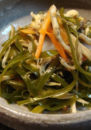 切り昆布と小女子の炒め煮-レシピのメイン写真