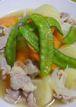 秋の主菜：塩肉じゃが-レシピのメイン写真