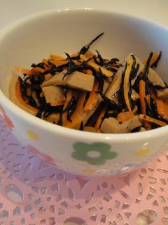 ダブル乾物◎ひじきと高野豆腐の煮物-レシピのメイン写真
