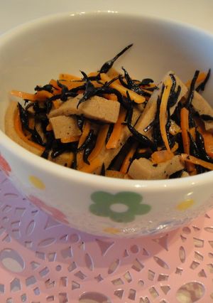 ダブル乾物◎ひじきと高野豆腐の煮物-レシピのメイン写真