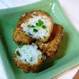 かいわれ入り肉巻きおにぎり