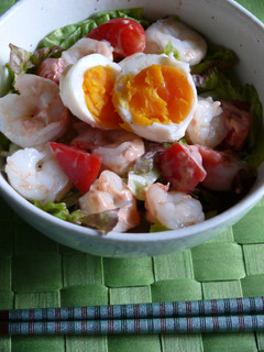 ぷりぷり海老のそぼろ丼♪-レシピのメイン写真