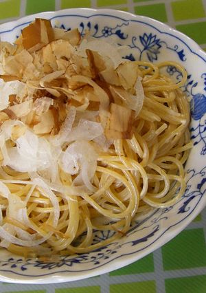 新たまねぎ＆にんにくマヨのスパゲティ-レシピのメイン写真