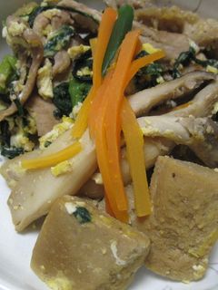 豚にらと高野豆腐の卵とじ-レシピのメイン写真